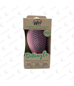 WET BRUSH GO GREEN PALM DETANGLER PINK #BIO830PDPK