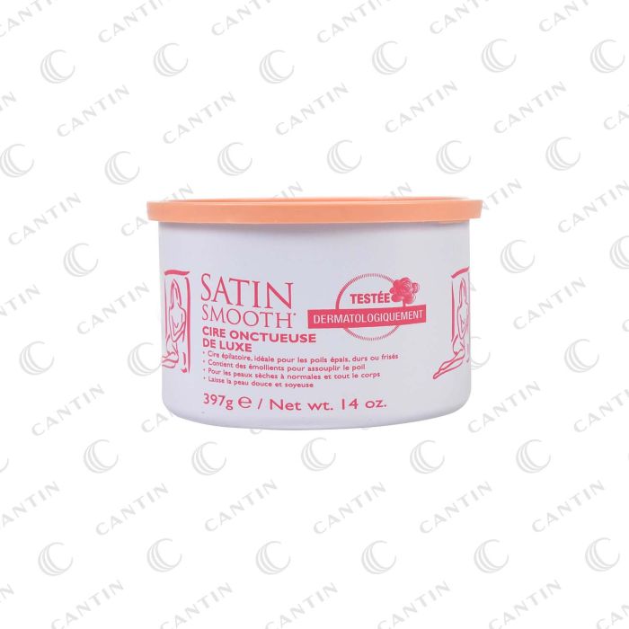 DELUXE CREAM WAX 14OZ SATIN SMOOTH #SSW14CRG