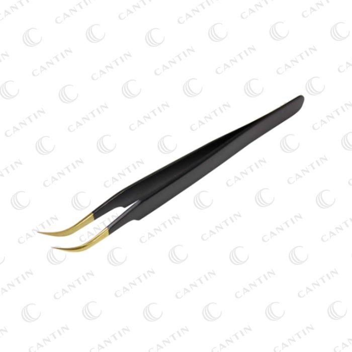 BLACK AND GOLD ULTRA TWEEZERS  MISENCIL