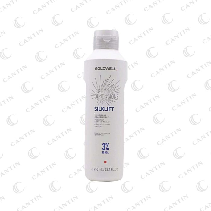 SILKLIFT 3% 10 VOL CONDITIONER CREAM PEROXIDE LIGHT DIMENSIONS 750ml