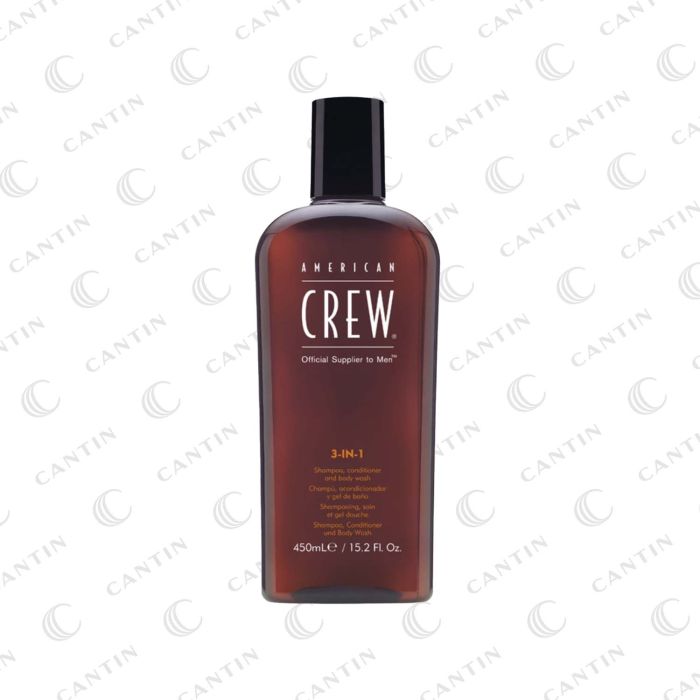 SHAMPOING 3-EN-1 AMERICAN CREW 450 ML