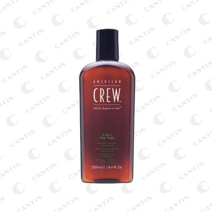 3-IN-1 SHAMPOO TEA-TREE AMERICAN CREW 250 ML