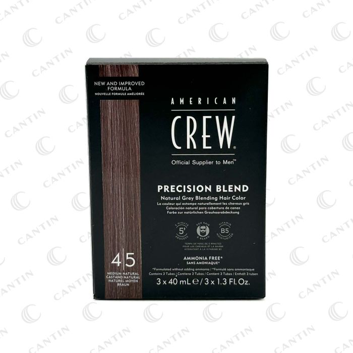 PRECISION BLEND 4-5 MED. NATURAL 3 x 40ml AMERICAN CREW