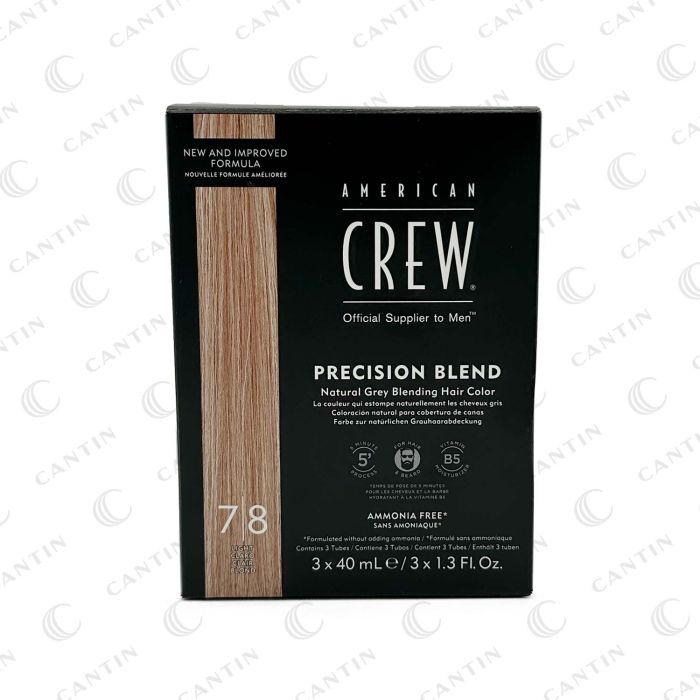 PRECISION BLEND 7-8 CLAIR 3 x 40ml AMERICAN CREW