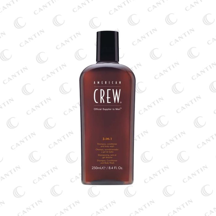 3-IN-1 SHAMPOO AMERICAN CREW 250 ML