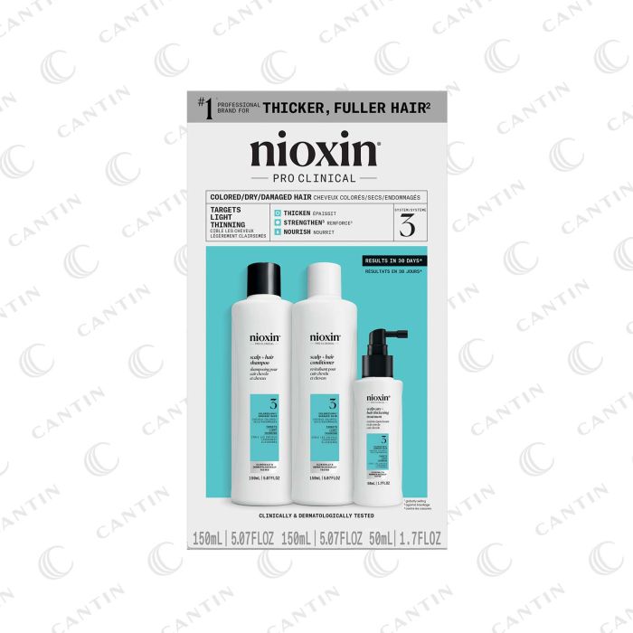 TROUSSE SYSTEM 3 TRIAL KIT 150 / 150 / 40 NIOXIN