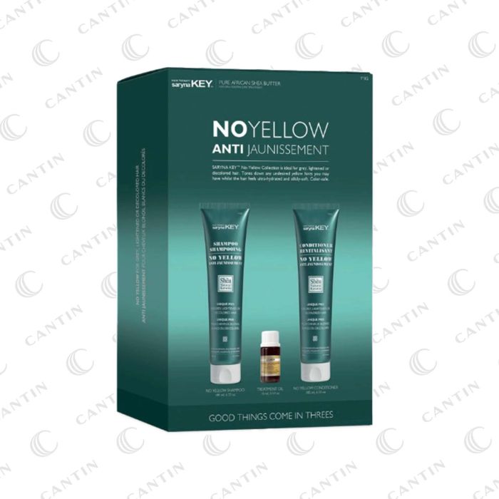 TRIO ANTI JAUNISSEMENT SHAMPOING, REVITALISANT & HUILE SARYNA KEY