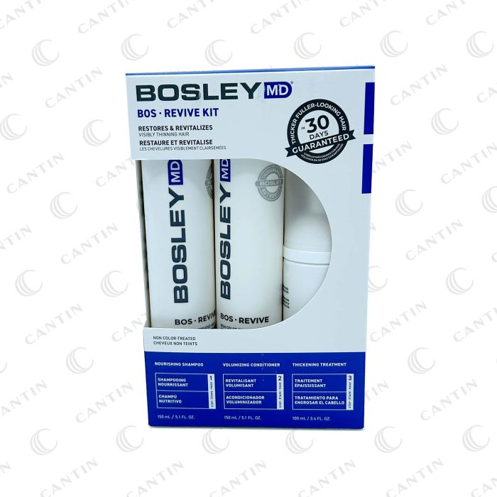 BOSREVIVE RESTORES & REVITALIZES VISIBLY THINNING HAIR KIT BOSLEY