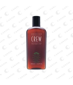 3-IN-1 SHAMPOO TEA-TREE AMERICAN CREW 450 ML