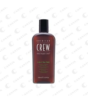 3-IN-1 SHAMPOO TEA-TREE AMERICAN CREW 100 ML