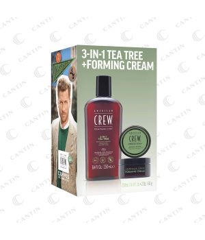 DUO SHAMPOING 3 EN 1 TEA TREE /  FORMING CREAM  FÊTES 2024  AMERICAN CREW