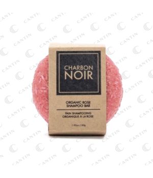 "SHAMPOO BAR ""ROSE"" (PINK) CHARBON NOIR 60 G"