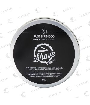 SHAVE CREAM RUST & PINE 8 OZ