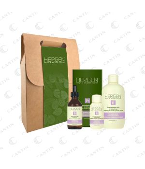 VIOLET BOX (SHAMPOO 400ml + 100ml / LOTION) HERGEN