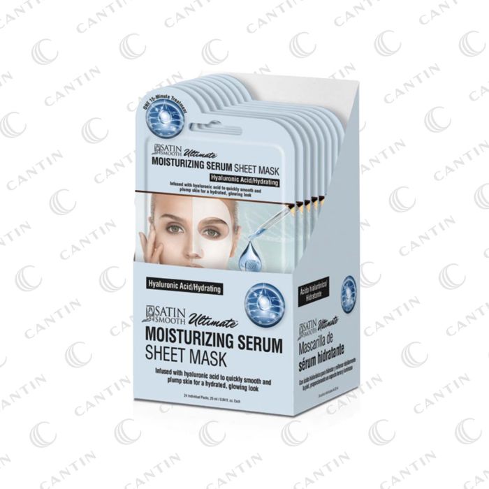 MOISTURIZING SERUM MASK SATIN SMOOTH 24/PQT