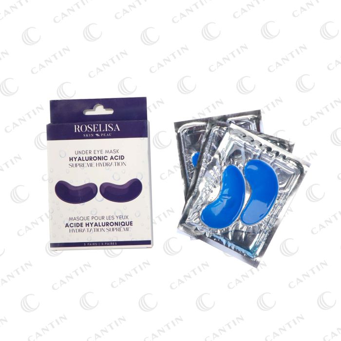 HYALURONIC ACID EYE MASKS SUPREME HYDRATION (3 PAIRS/BTE) ROSELISA