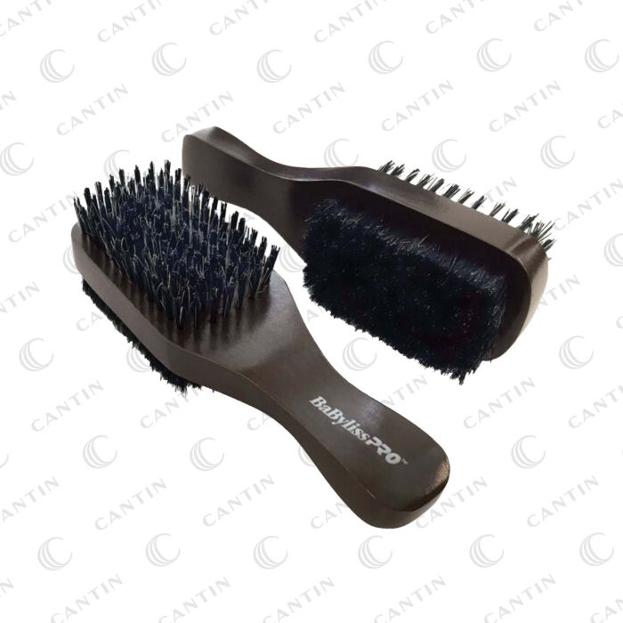 SQUARE DOUBLE SIDED BARBER BRUSH #BESCLBRBARUCC