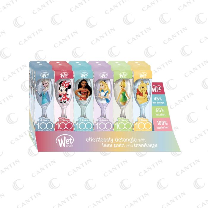 WET BRUSH DISNEY 100 DISPLAY (18 pc)  #BWRDIS100DI