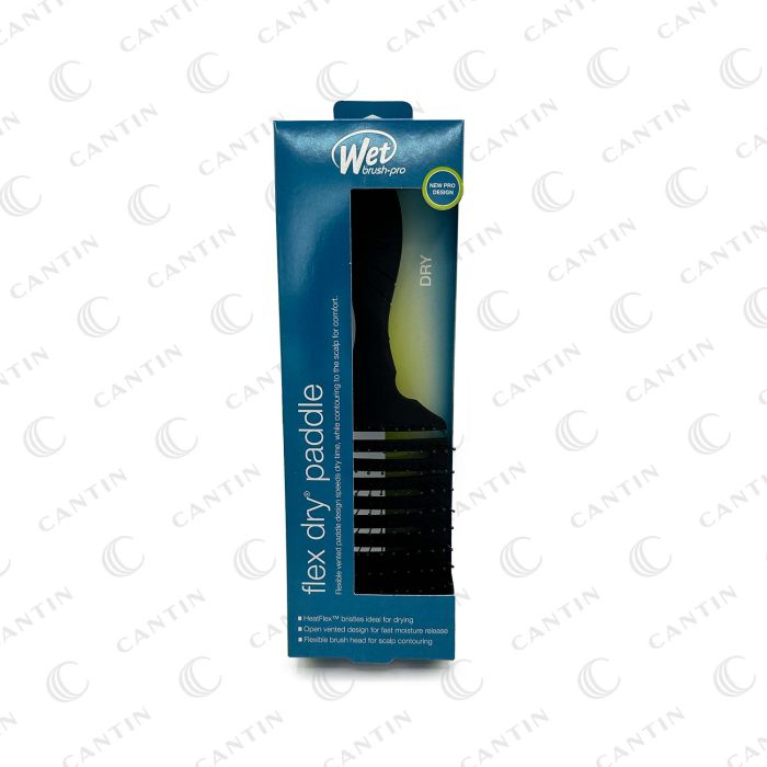 WET BRUSH FLEX DRY PADDLE BLACK #BWP831FLEXBKP