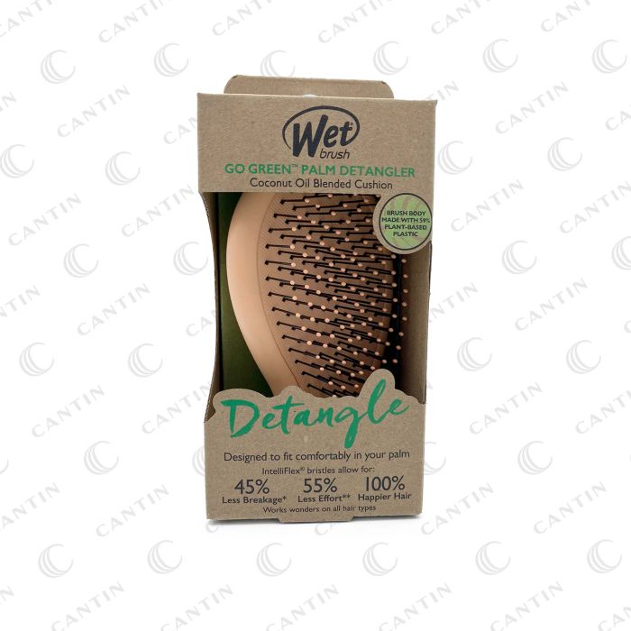 WET BRUSH GO GREEN PALM DETANGLER ORANGE #BIO830PDOR