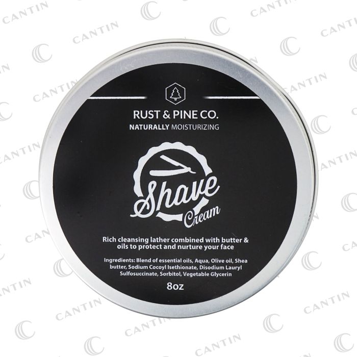 SHAVE CREAM RUST & PINE 8 OZ