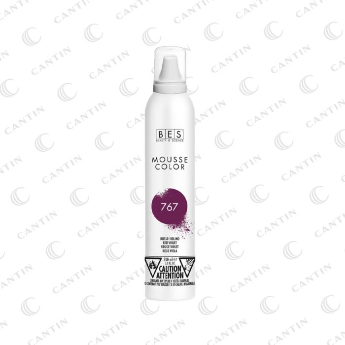 MOUSSE COLORANTE #767 ROUGE VIOLET BES 200 ML