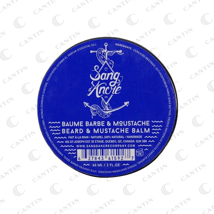 BEARD & MUSTACHE BALM SANG D'ANCRE 60 ML