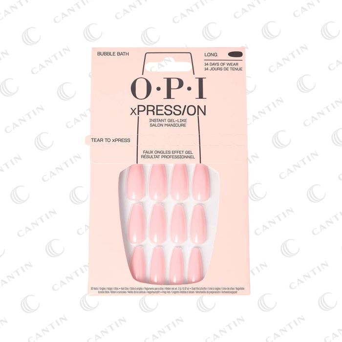 ARTICIFIALS NAILS - BUBBLE BATH (LONG/COFFIN) O.P.I