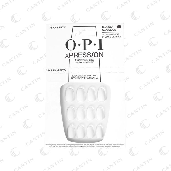 ARTICIFIALS NAILS - ALPINE SNOW (CLASSIC/ROUND) O.P.I