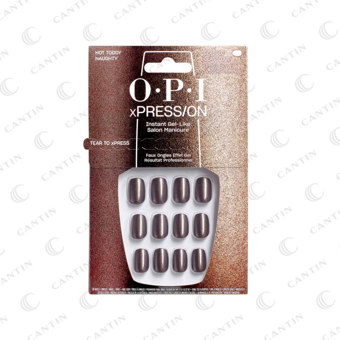 ONGLES ARTIFICIELS - HOT TODDY NAUGHTY (CLASSIC/ROND) O.P.I